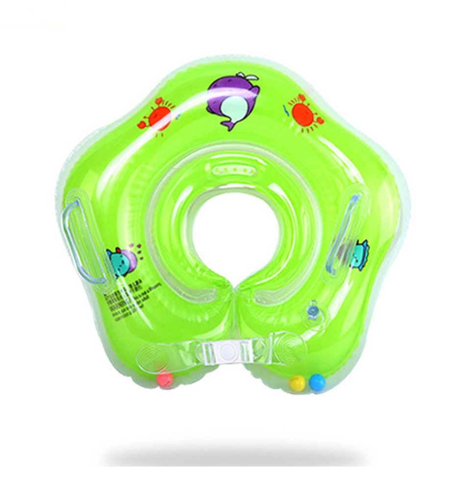 Music Baby Neck Float Swimming Newborn Children's Float Baby Pump Mattress Pool Swim Wheel For 0-24m Kids Swim Pool Accessories